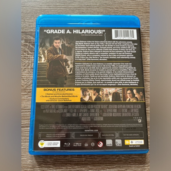 📀 3/$15 or 4/$20 📀 Bad Words Bluray - Picture 2 of 3